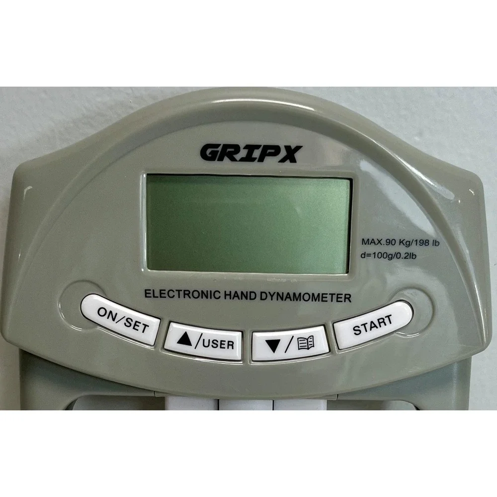 GRIPX Electronic Hand Dynamometer Grip Strength Tester 198 lb LCD Fitness‎ Tool